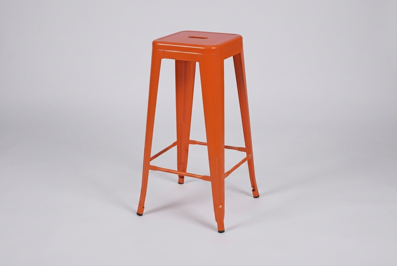 Tabouret de bar en acier Steel Colore