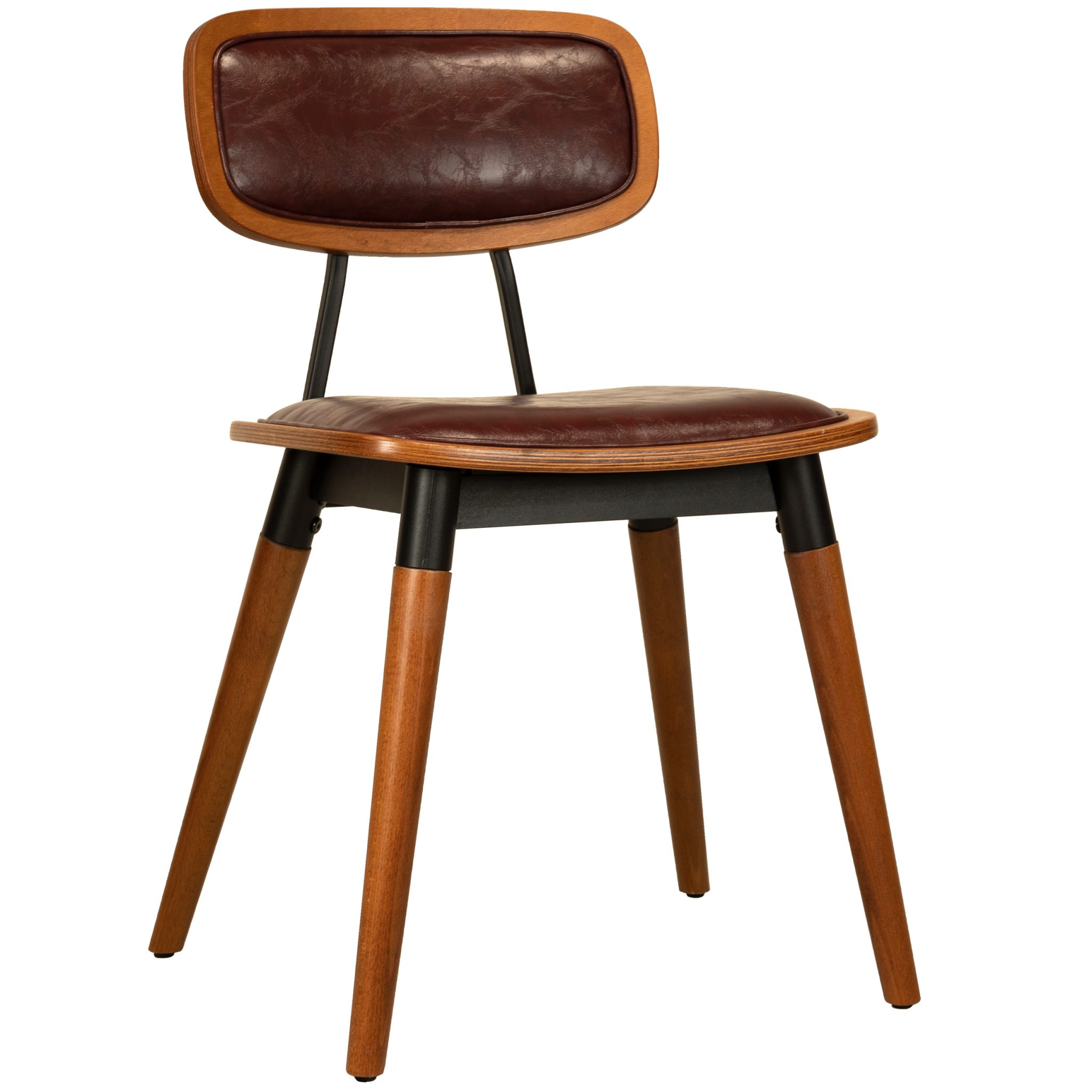 Chaise de restaurant Bistro Vintage en similicuir vert, noir ou bordeaux Chaise de restaurant Bistro Vintage en similicuir vert, noir ou bordeaux