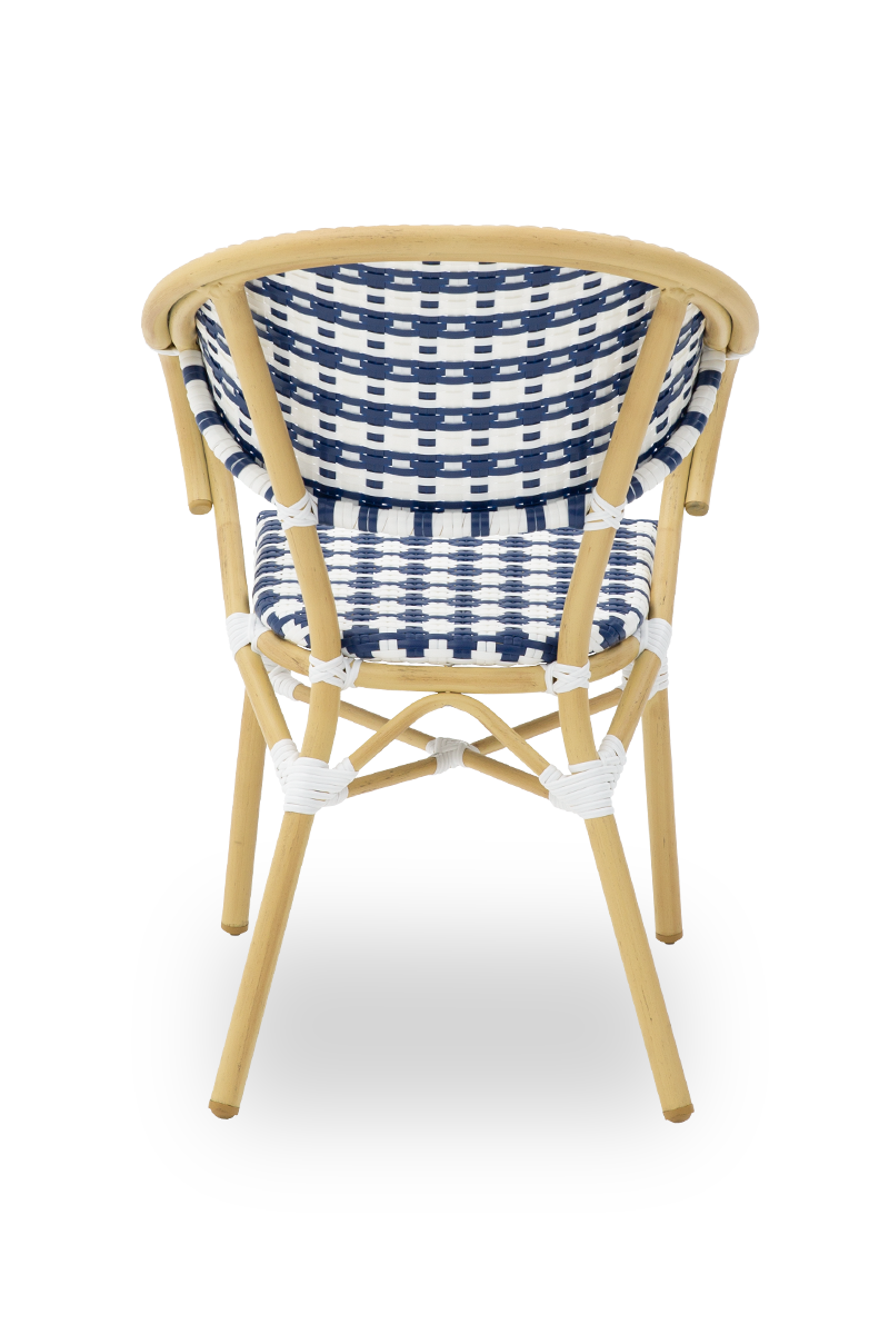 Stuhl Udine in Farbe Blau aus Technorattan Outdoor-ING10888 Stuhl Udine in Farbe Blau aus Technorattan Outdoor-ING10888