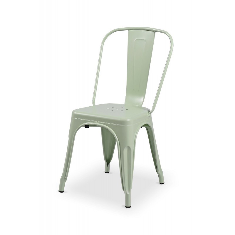 Restaurant Bistro Chaise en acier Steel Colore Restaurant Bistro Chaise en acier Steel Colore