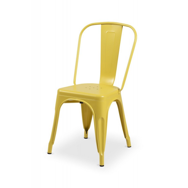 Restaurant Bistro Chaise en acier Steel Colore Restaurant Bistro Chaise en acier Steel Colore