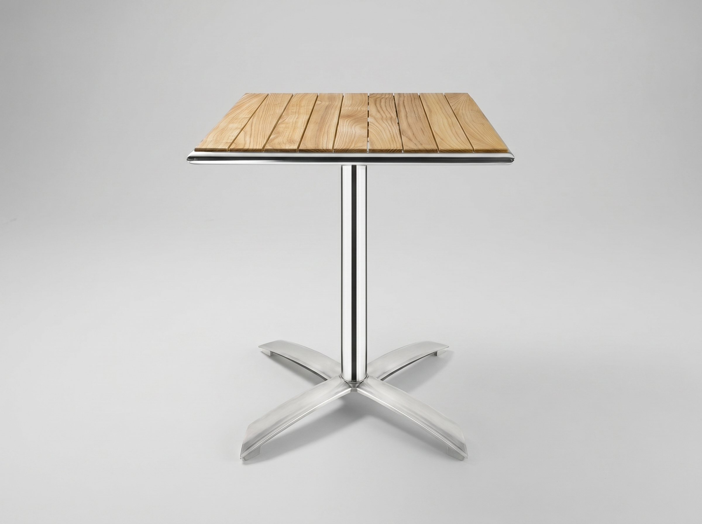 Outdoor Table pliante Lero 60x60cm Extérieur Frêne 1 pied