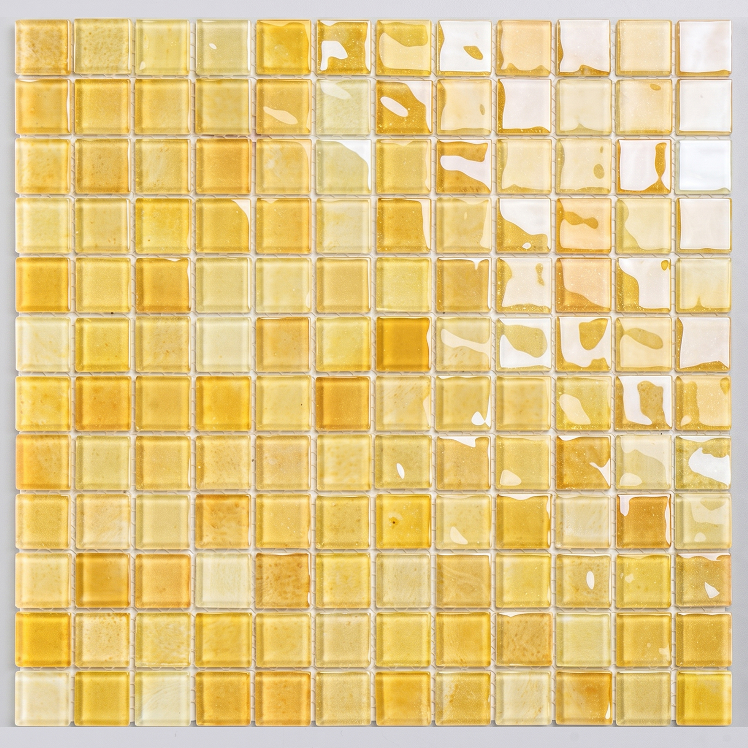 Glasmosaik Mosaikfliese Nizza 23×23×4 mm