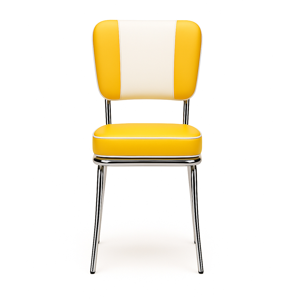 Banc de diner américain Chaise rétro Banc Gastro Banc