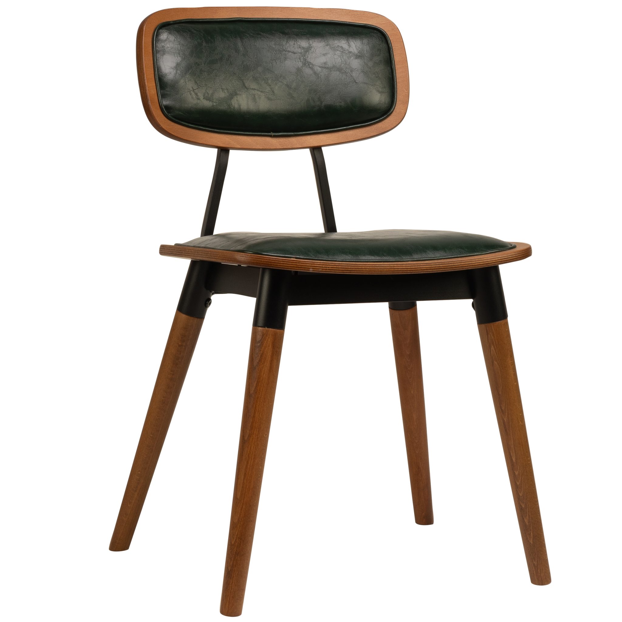 Chaise de restaurant Bistro Vintage en similicuir vert, noir ou bordeaux Chaise de restaurant Bistro Vintage en similicuir vert, noir ou bordeaux