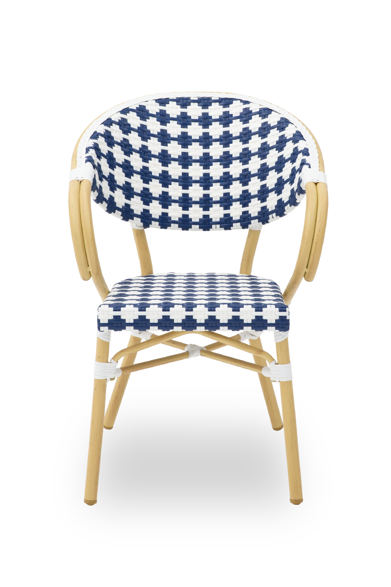 Stuhl Udine in Farbe Blau aus Technorattan Outdoor-ING10888 Stuhl Udine in Farbe Blau aus Technorattan Outdoor-ING10888