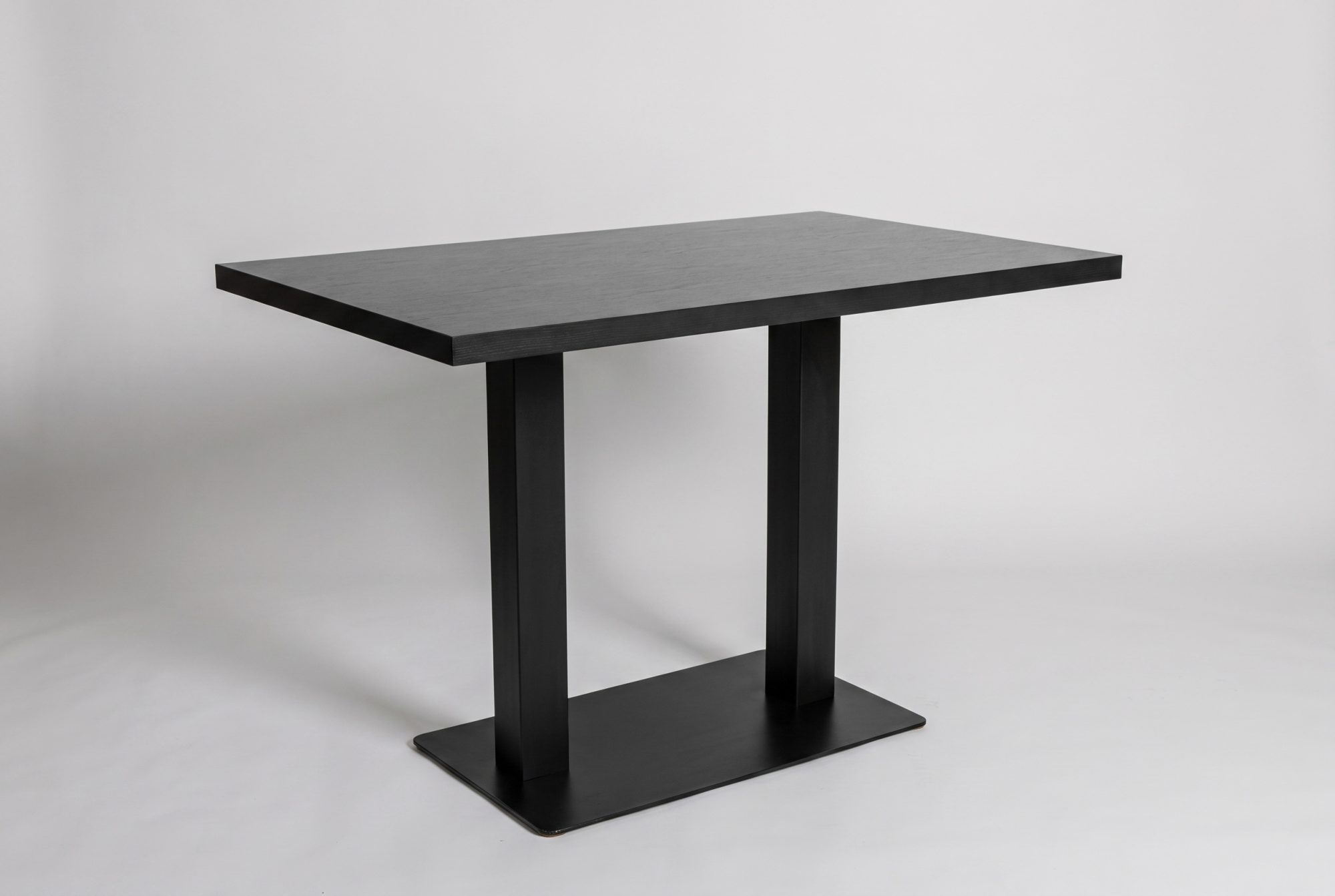 Tisch Salo 120x80cm Schwarz Restauranttisch Bistrotisch Gastrotisch-ING10524M