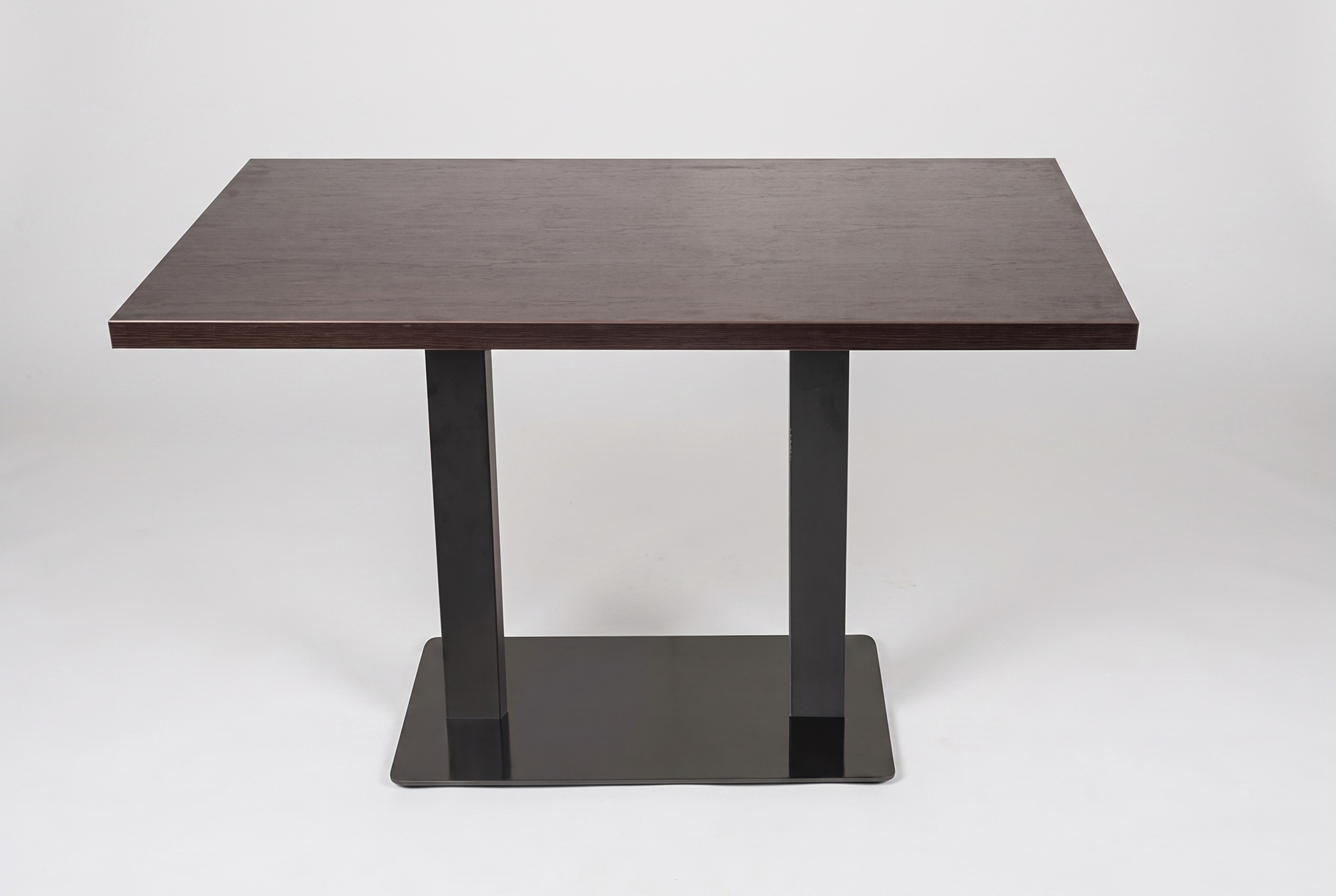 Table pour 4-12 convives Milano brun foncé Table de restaurant différentes options de taille