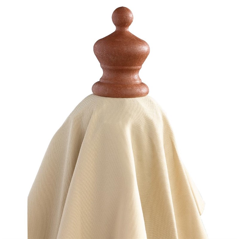 Sonnenschirm Outdoor Schirm Trekkingschirm Creme Rund 2,5m-ING10674 Sonnenschirm Outdoor Schirm Trekkingschirm Creme Rund 2,5m-ING10674