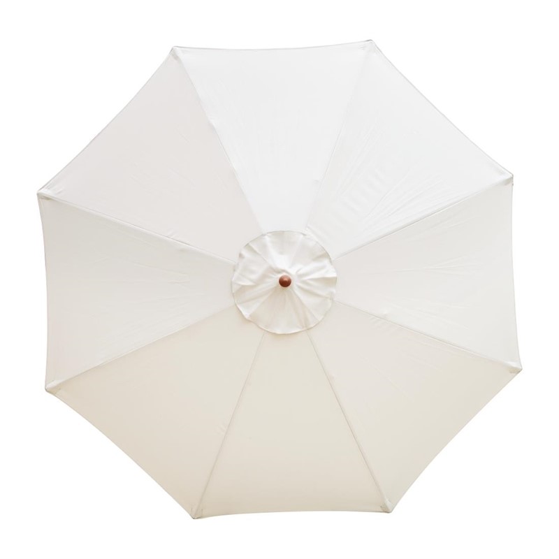 Sonnenschirm Outdoor Schirm Trekkingschirm Creme Rund 2,5m-ING10674 Sonnenschirm Outdoor Schirm Trekkingschirm Creme Rund 2,5m-ING10674
