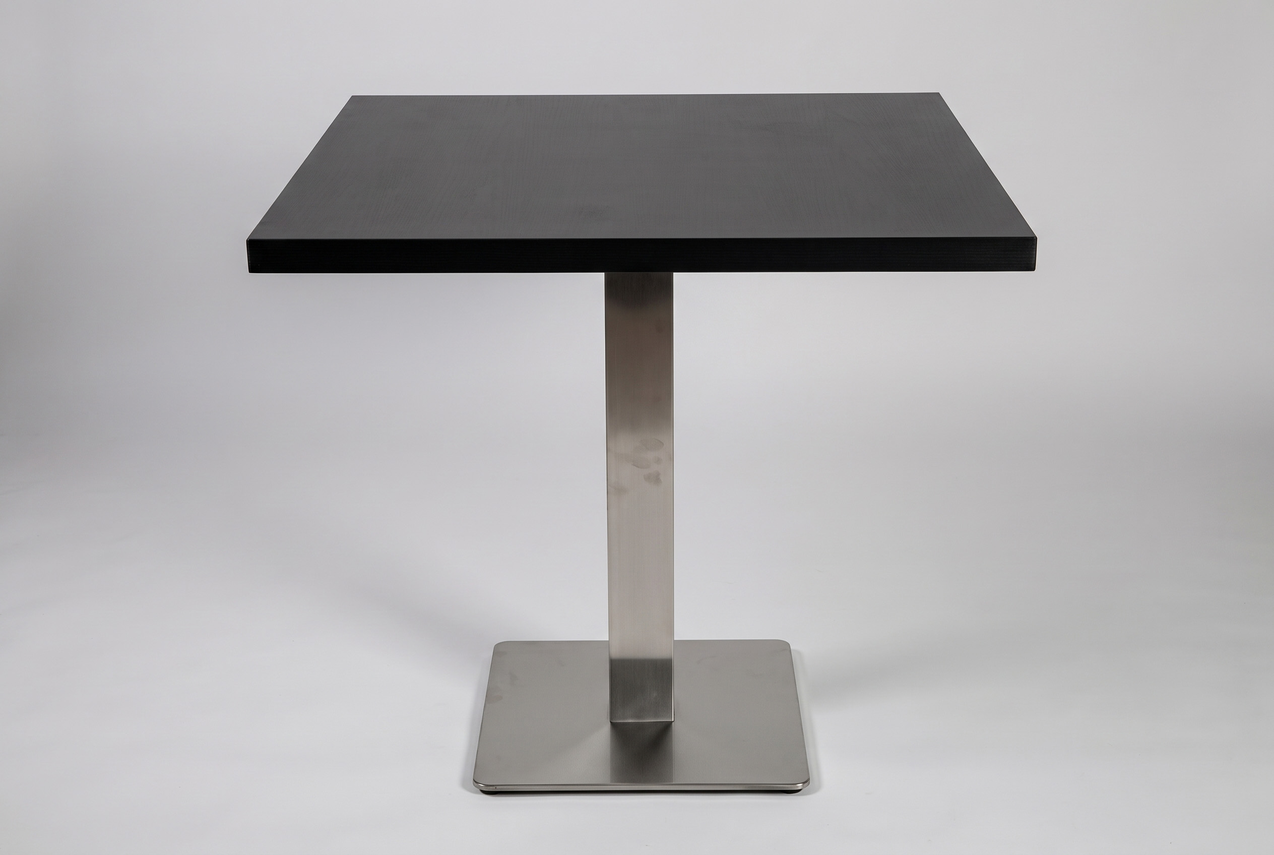 Table Salo 50x50cm Noir Table de restaurant Table de bistrot