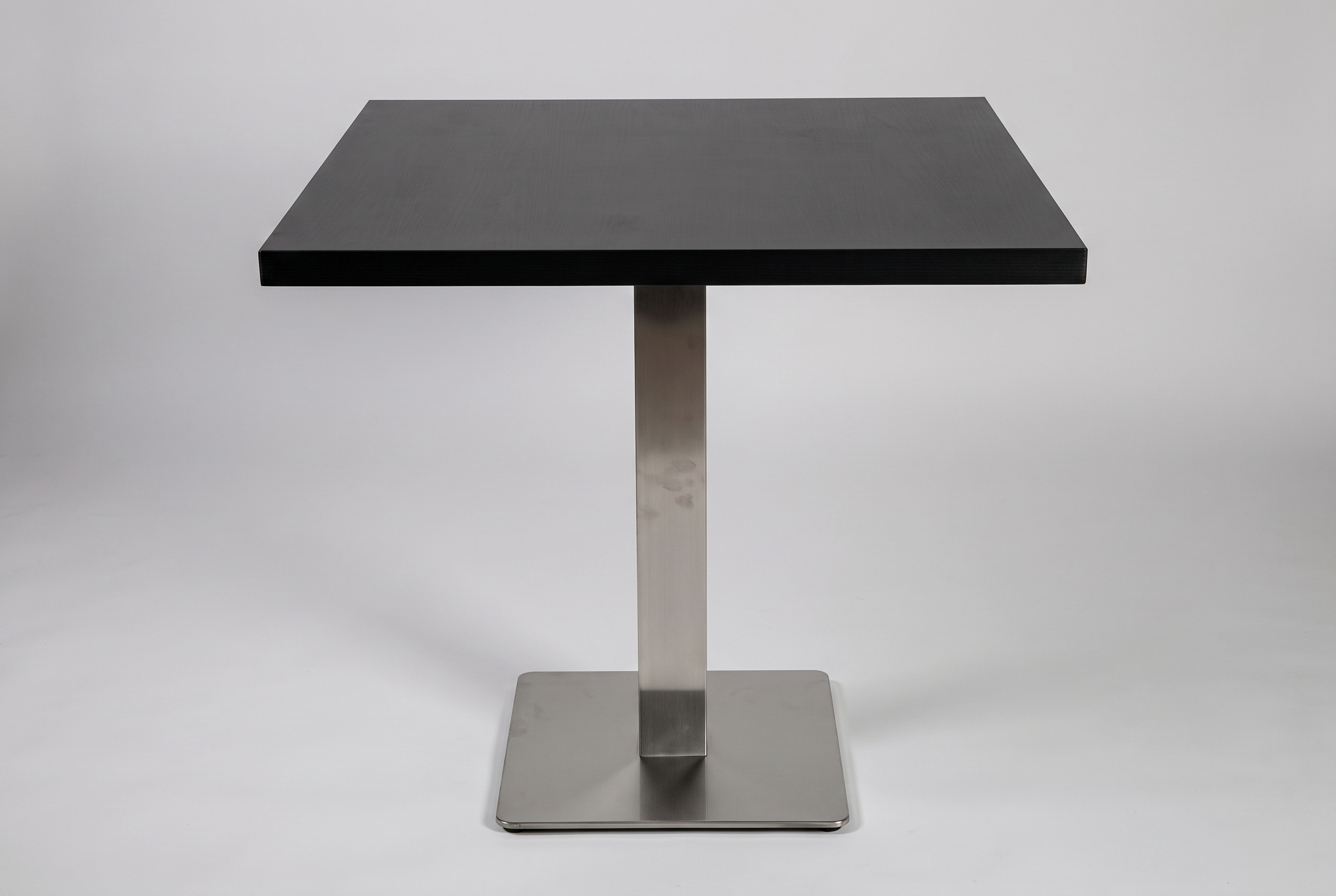Table Salo 80x80cm Noir Table de restaurant Table de bistrot