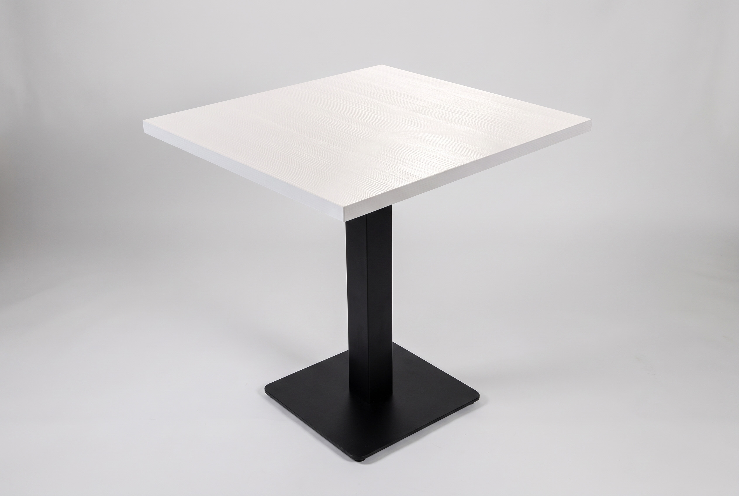 Tisch Bergamo 80x80cm Weiss Restauranttisch Bistrotisch Gastrotisch-ING10688M