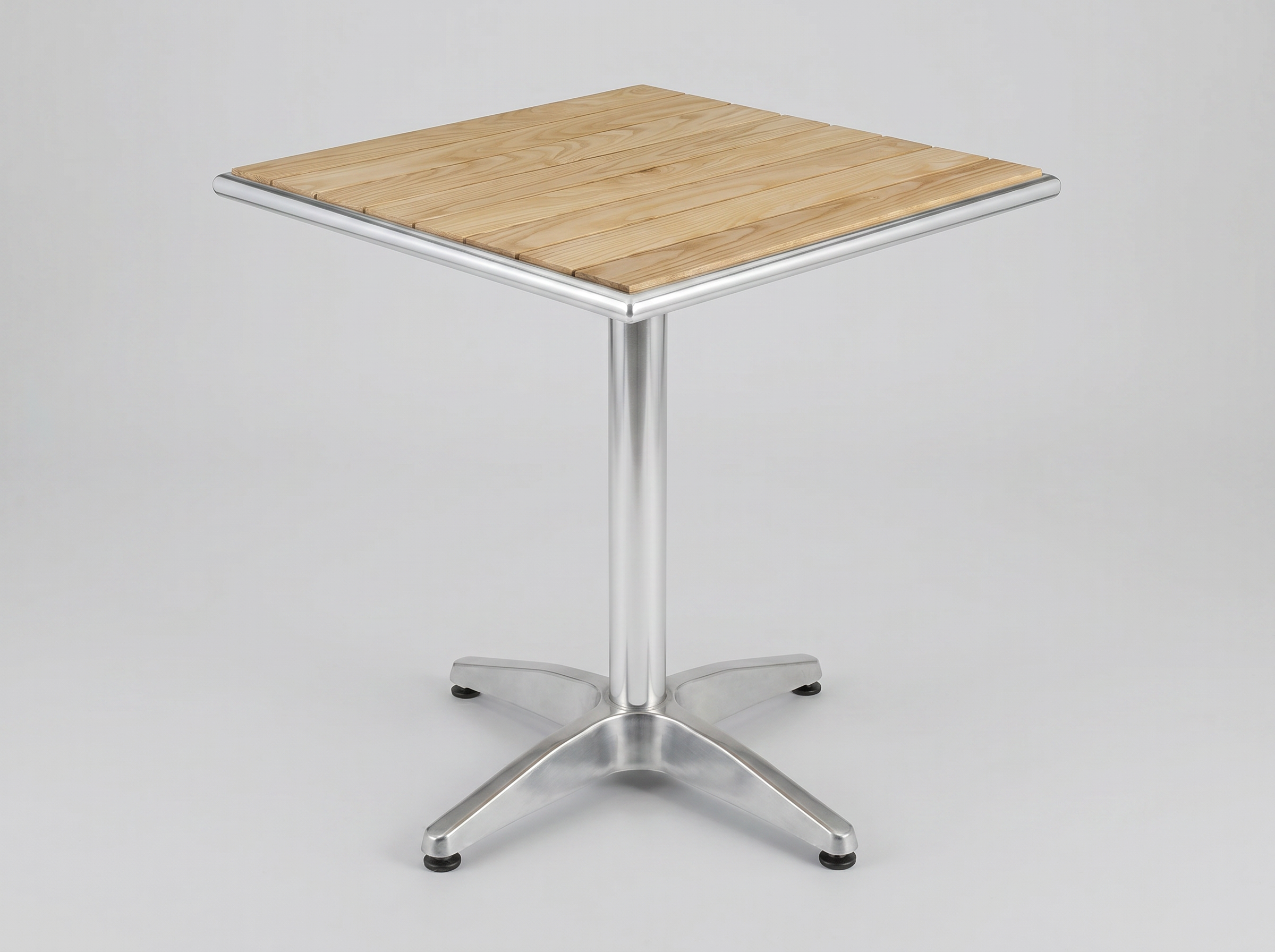 Table d'extérieur Lero extérieur bois de frêne 1 pied 60cm