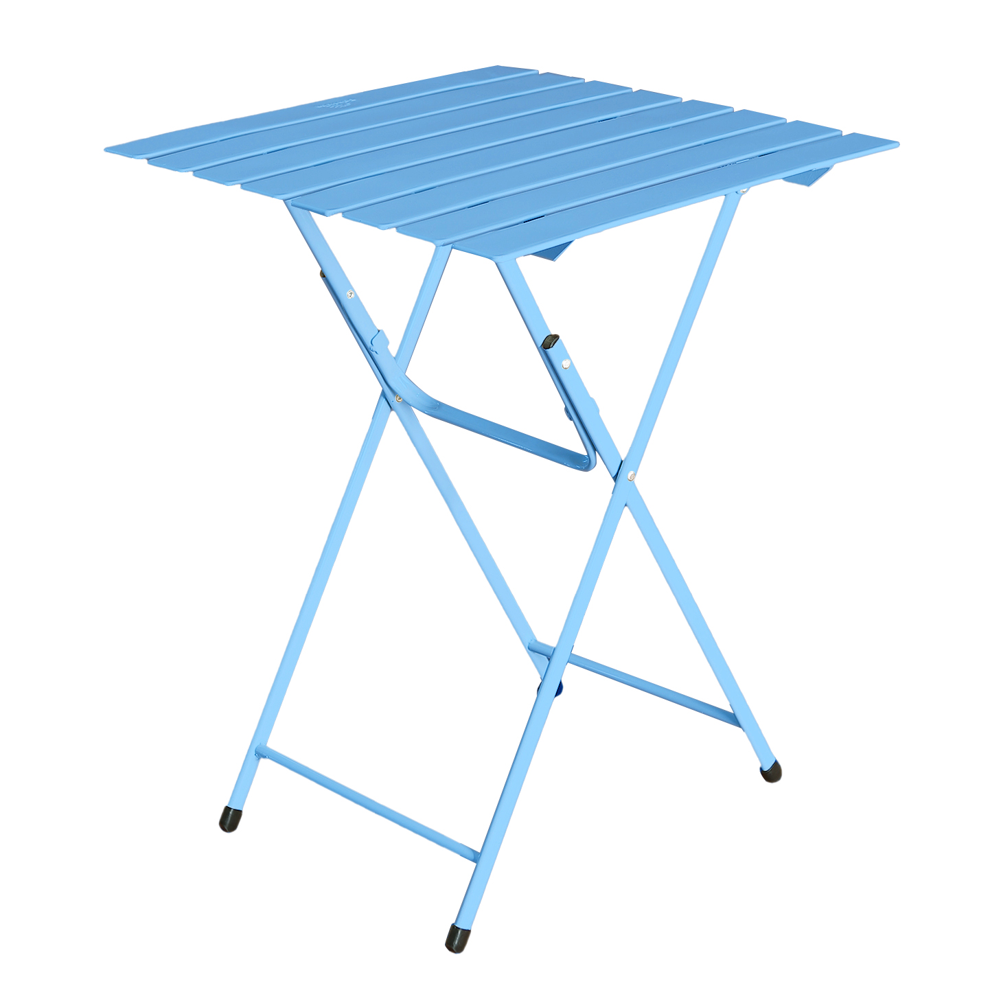 Outdoor Bistro Tisch 55x55cm Madrid Blau klappbar