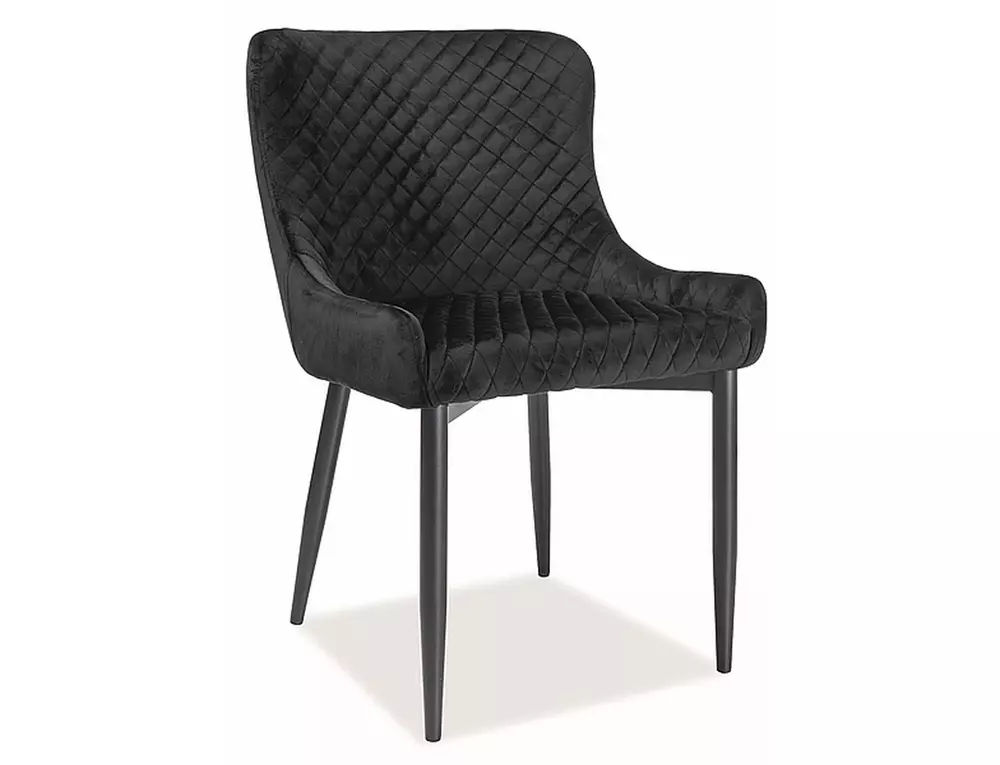 Restaurant Bistro Hotel chaise Artus en velours noir avec accoudoirs Restaurant Bistro Hotel chaise Artus en velours noir avec accoudoirs