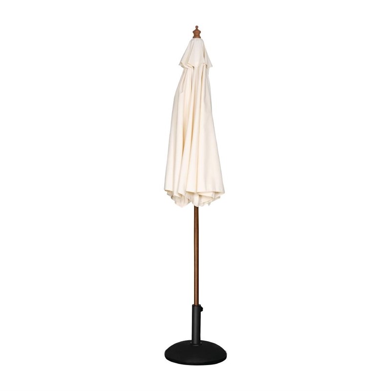 Sonnenschirm Outdoor Schirm Trekkingschirm Creme Rund 2,5m-ING10674 Sonnenschirm Outdoor Schirm Trekkingschirm Creme Rund 2,5m-ING10674